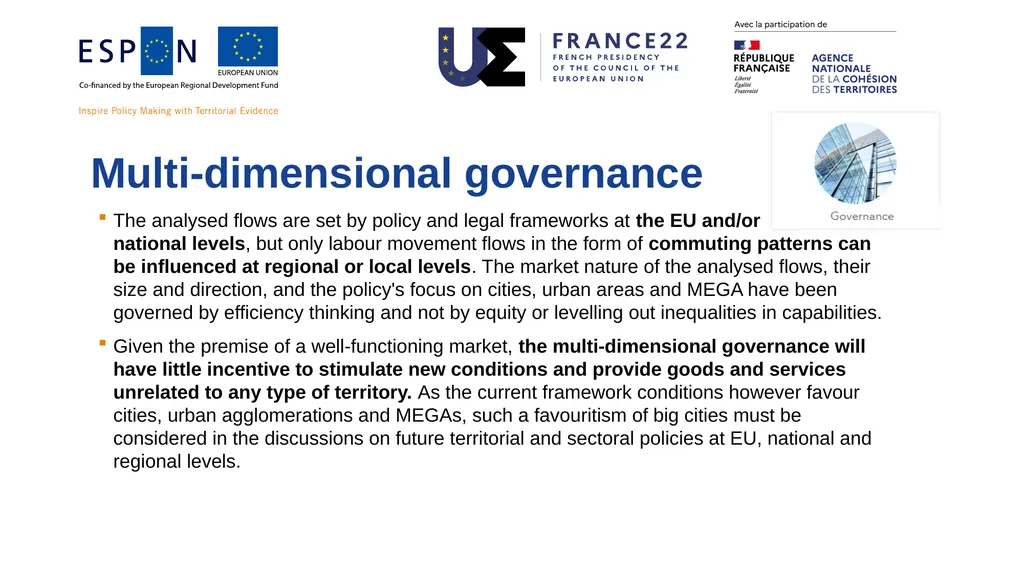 ESPON IRiE Interregional Relations in Europe: Key - slide 3 of 7