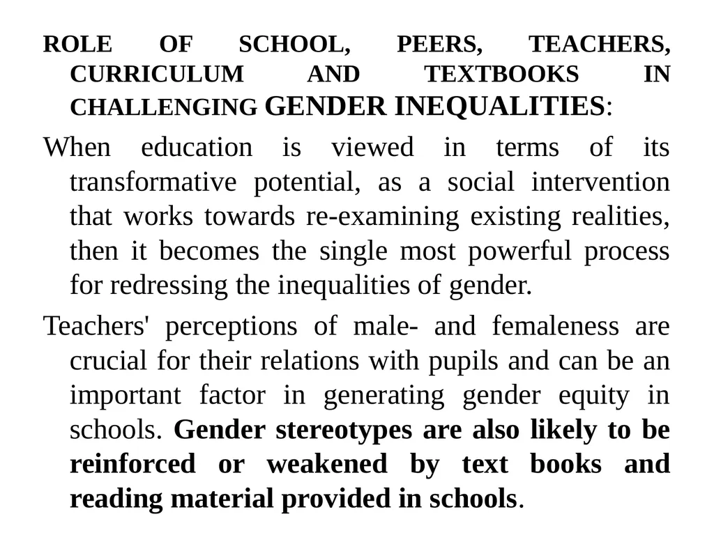 COURSE 6- GENDER,SCHOOL AND SOCIETY Dr. - slide 17 of 34