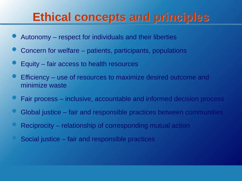 WHO Training Manual Ethics in epidemics, - slide 8 of 23