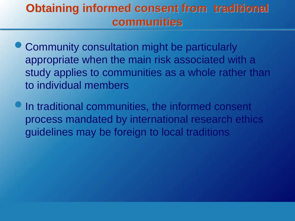 WHO Training Manual Ethics in epidemics, - slide 18 of 23