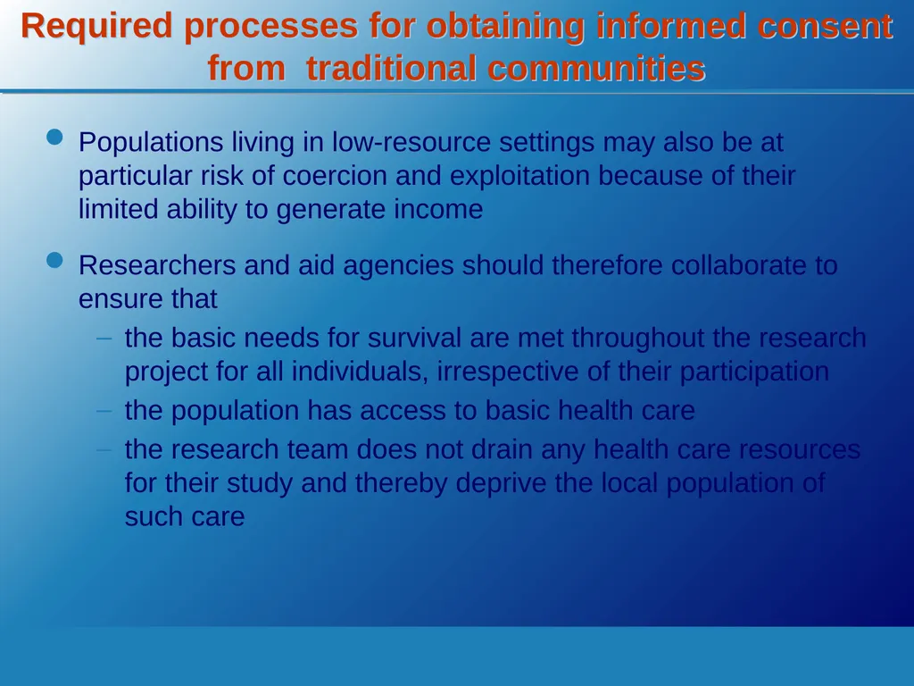 WHO Training Manual Ethics in epidemics, - slide 21 of 23
