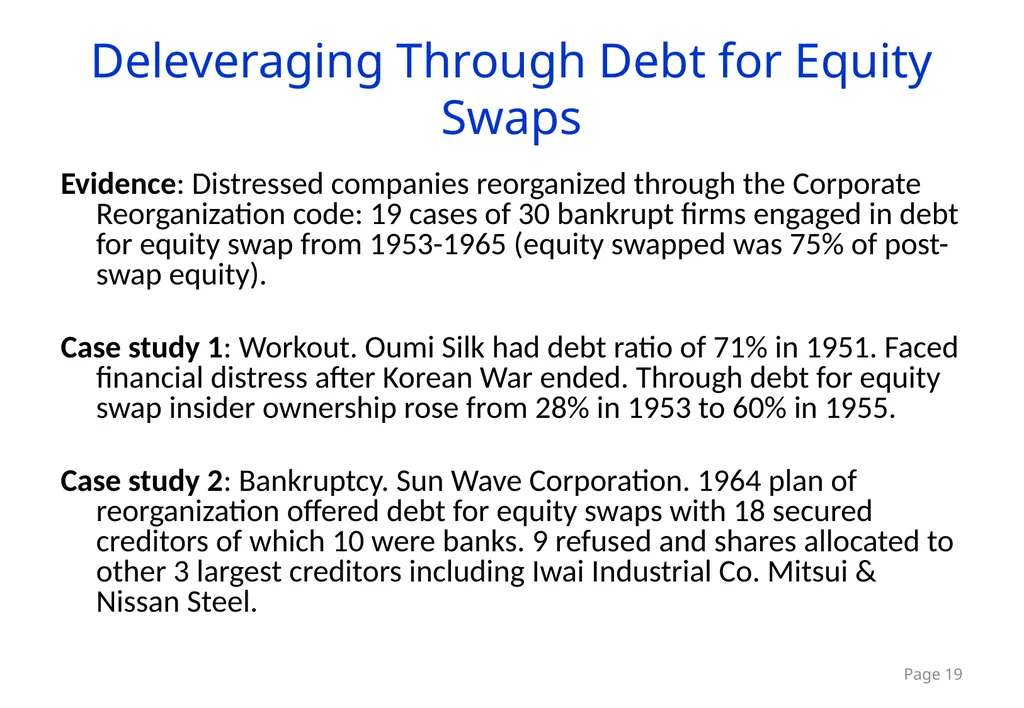 The Ownership of Japanese Corporations in the 20th - slide 19 of 25