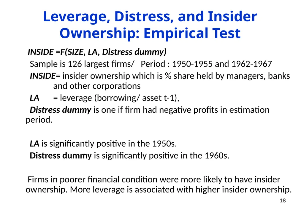 The Ownership of Japanese Corporations in the 20th - slide 18 of 25