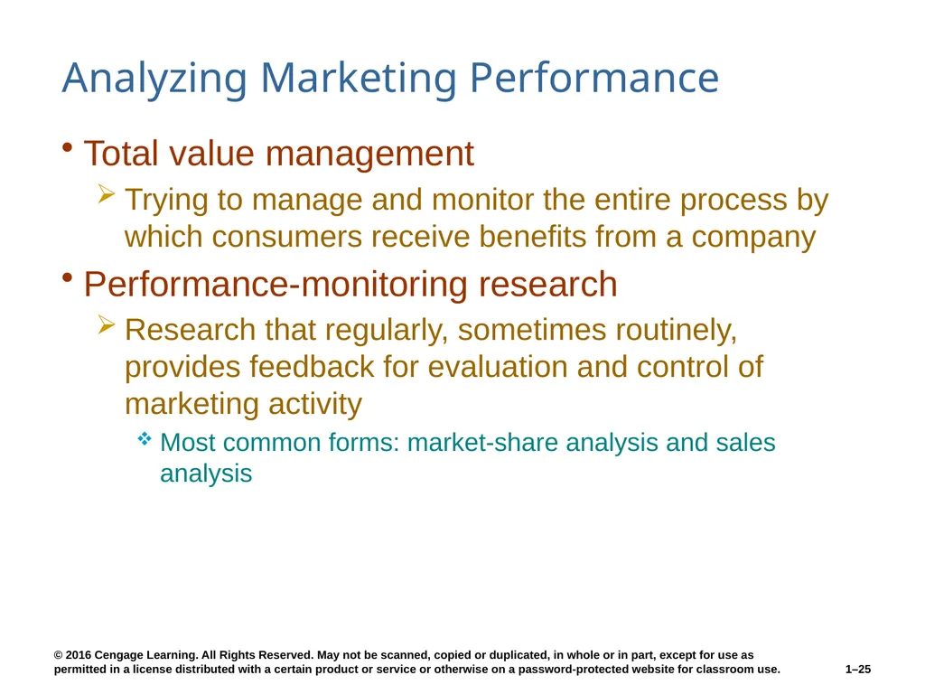 Chapter 1 The Role of Marketing Research Know what - slide 25 of 31