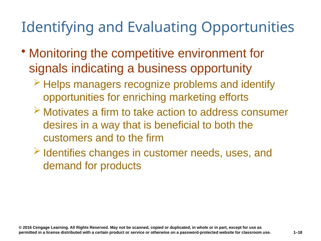 Chapter 1 The Role of Marketing Research Know what - slide 18 of 31