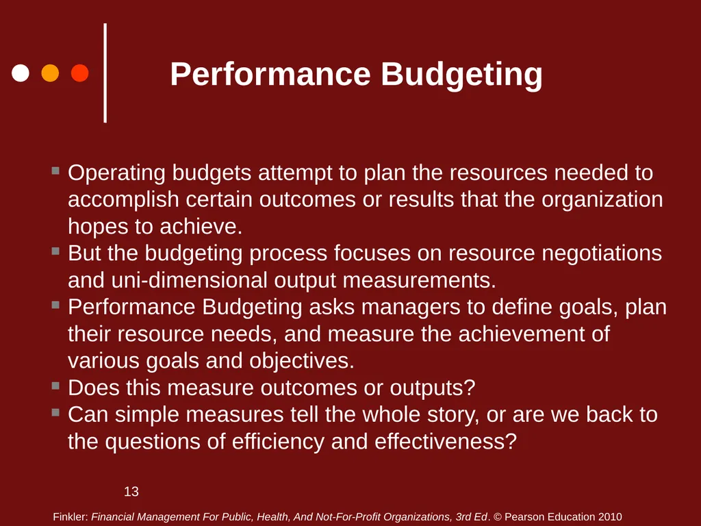1 Chapter Three Lecture Notes Additional Budgeting - slide 13 of 20