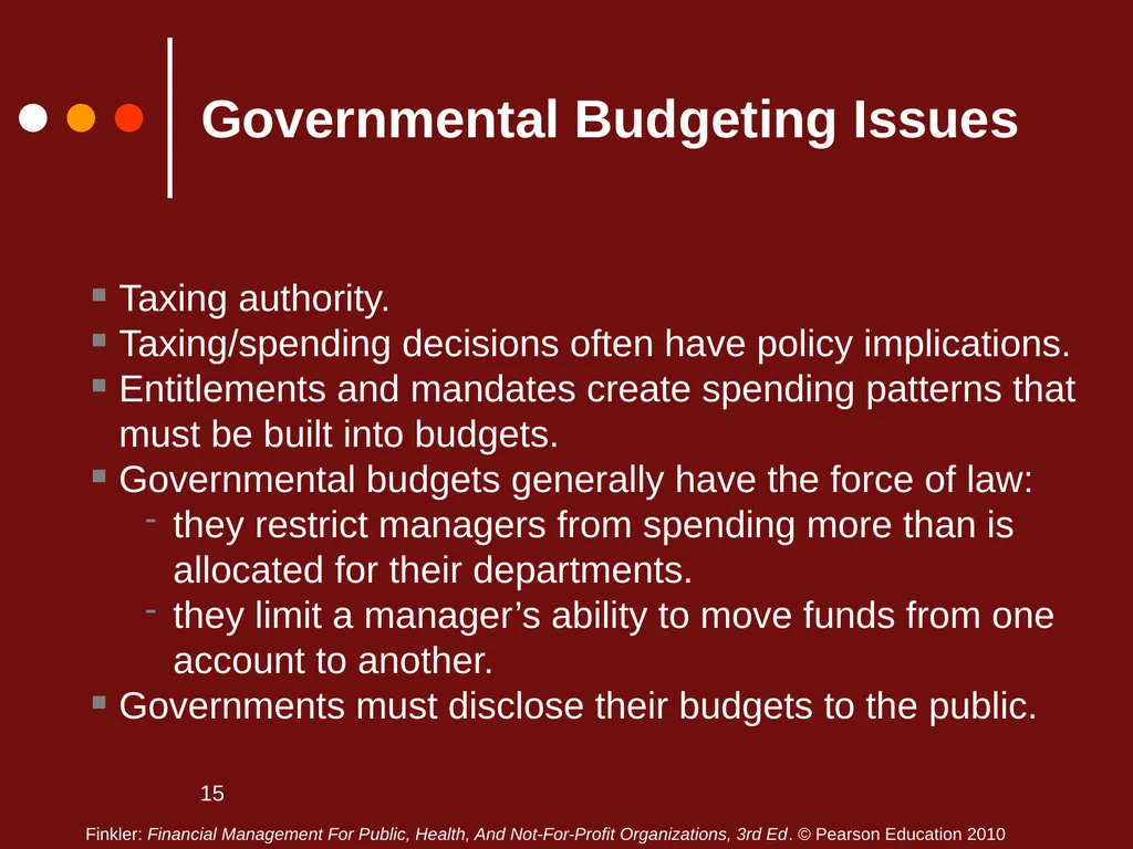 1 Chapter Three Lecture Notes Additional Budgeting - slide 15 of 20