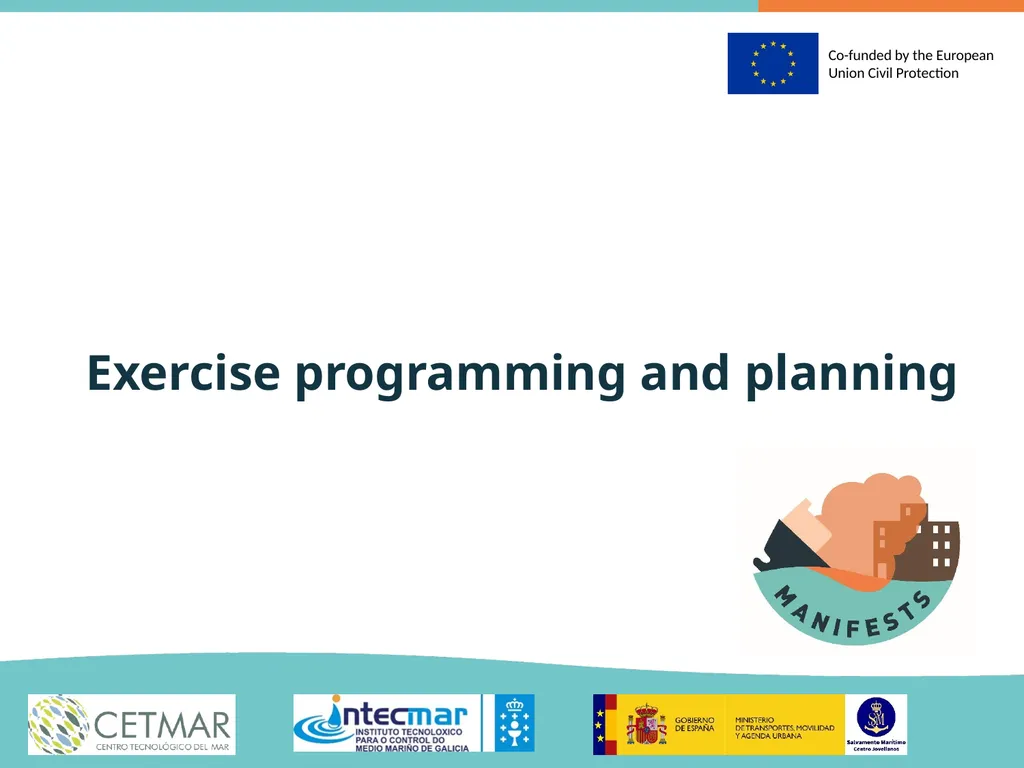 Exercise programming and planning Why exercising? - slide 2 of 17