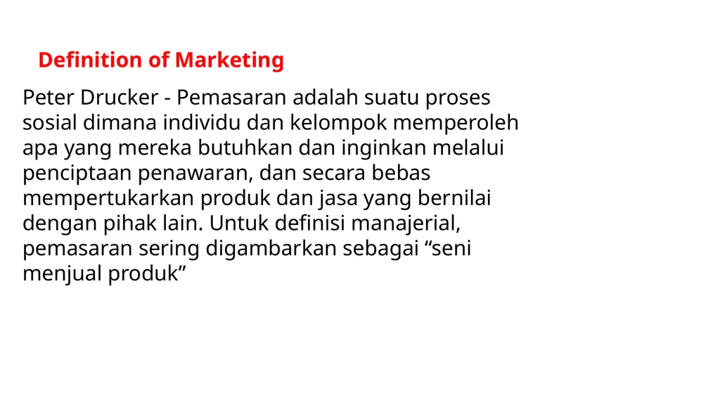 Introduction to Marketing Management Dr. Wan - slide 5 of 27