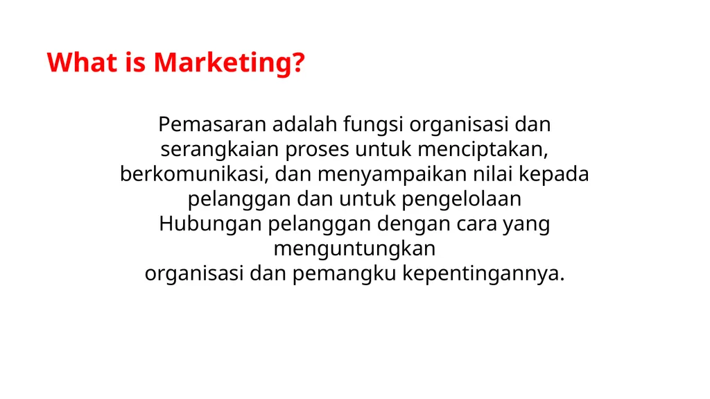 Introduction to Marketing Management Dr. Wan - slide 2 of 27