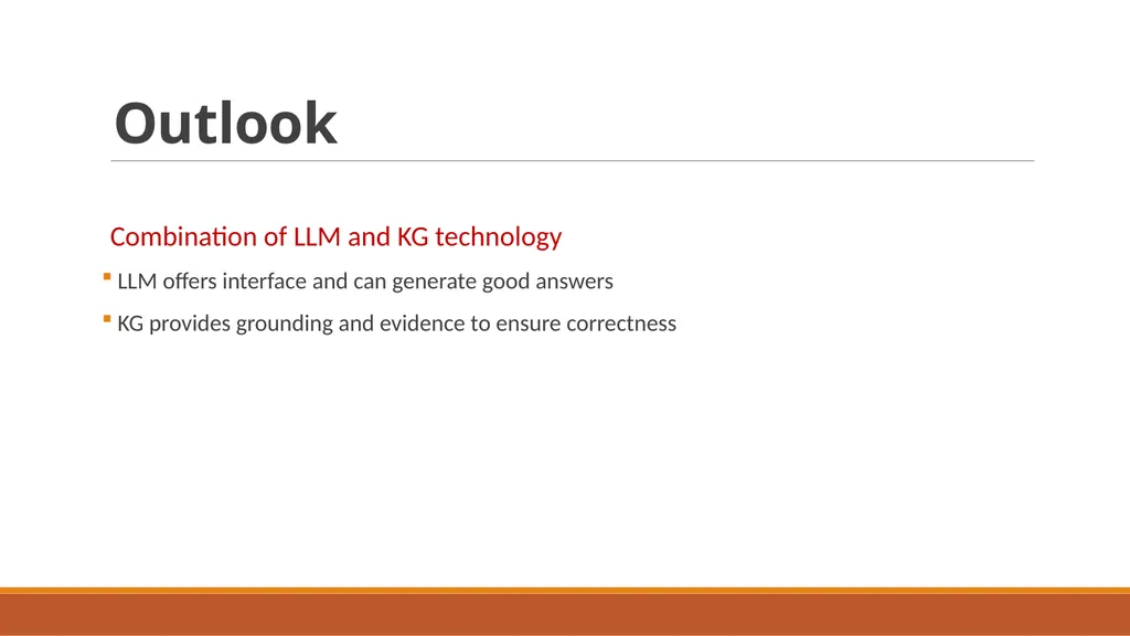 Knowledge Graphs and Large Language Models for - slide 13 of 13