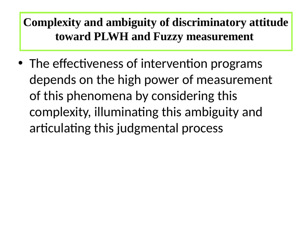 Proposing a conceptual model of discriminatory - slide 34 of 67