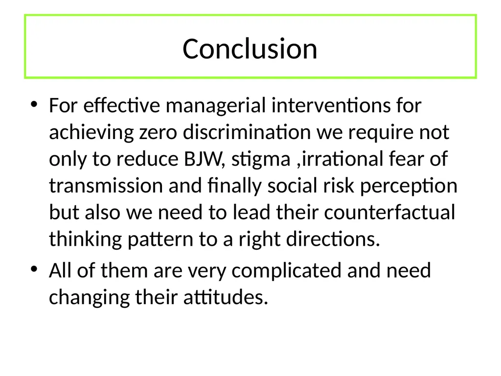 Proposing a conceptual model of discriminatory - slide 64 of 67