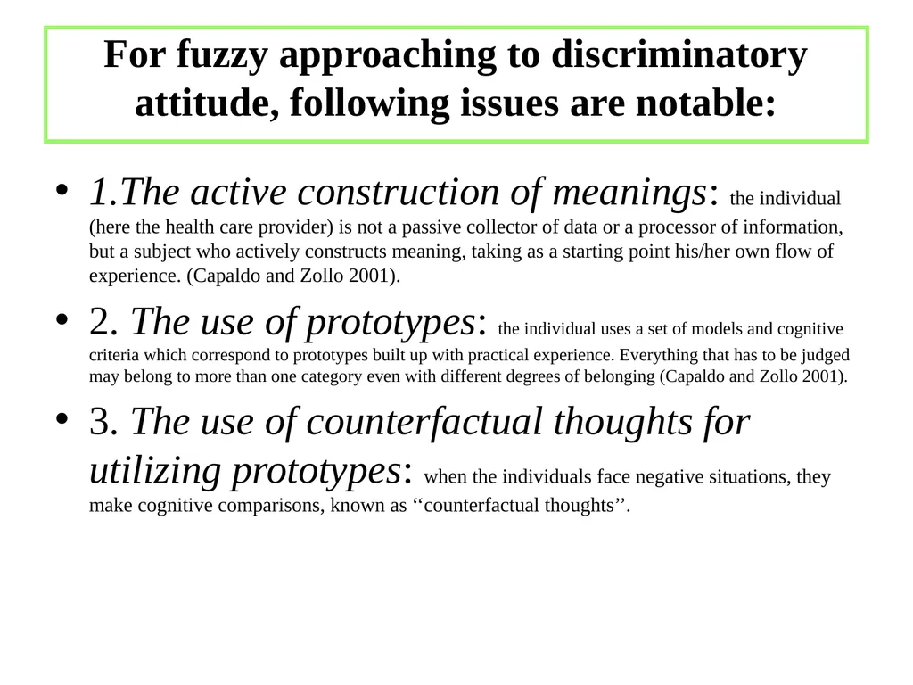 Proposing a conceptual model of discriminatory - slide 37 of 67