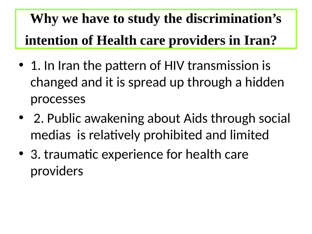 Proposing a conceptual model of discriminatory - slide 3 of 67