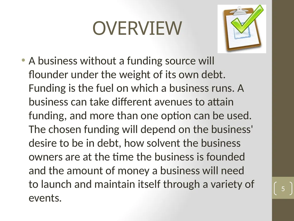 UNIT 13: MANAGING FINANCIAL PRINCIPLES AND - slide 5 of 23