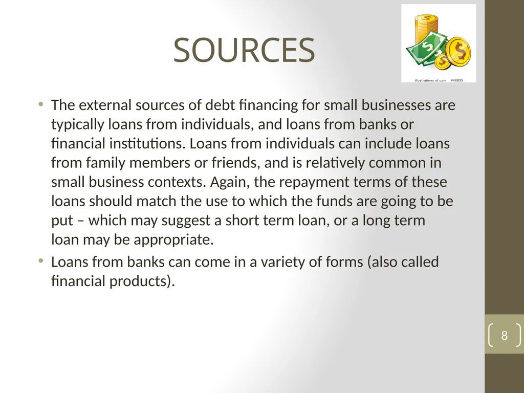 UNIT 13: MANAGING FINANCIAL PRINCIPLES AND - slide 8 of 23