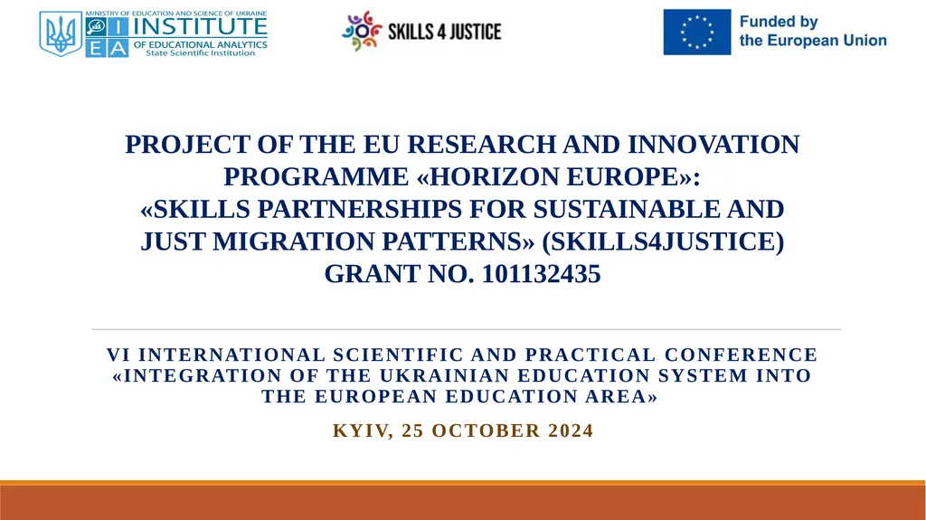PROJECT OF THE EU RESEARCH AND INNOVATION