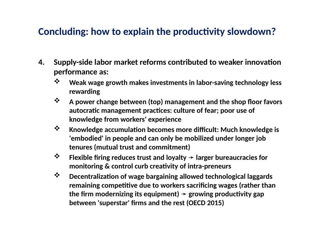 How supply-side labor market reforms harm - slide 28 of 29