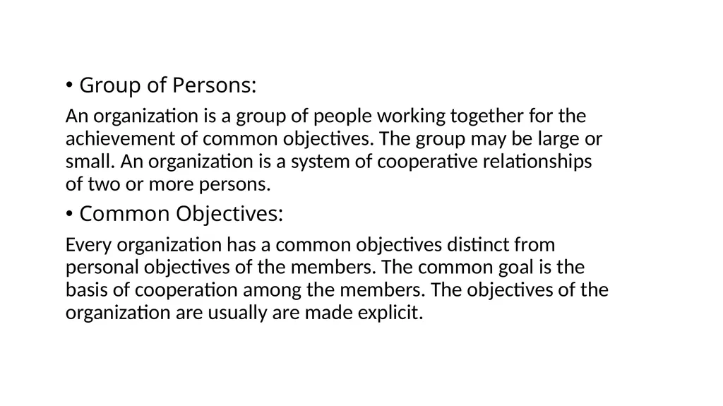 Topic : ORGANISING CONTEXT:- WHAT IS ORGANISING? - slide 6 of 17