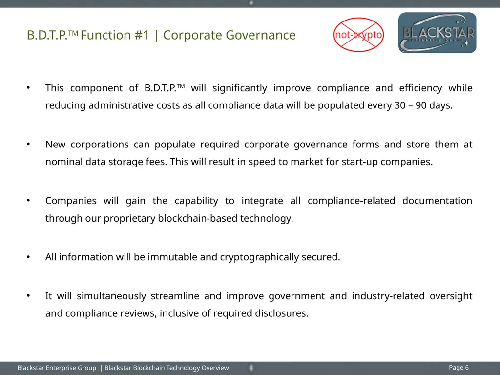 Overview : Blackstar Enterprise Group Inc. - slide 6 of 15
