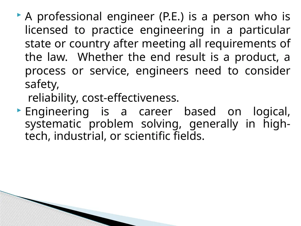 ENG 384: ENGINEERING LAW AND MANAGERIAL ECONOMICS - slide 23 of 258