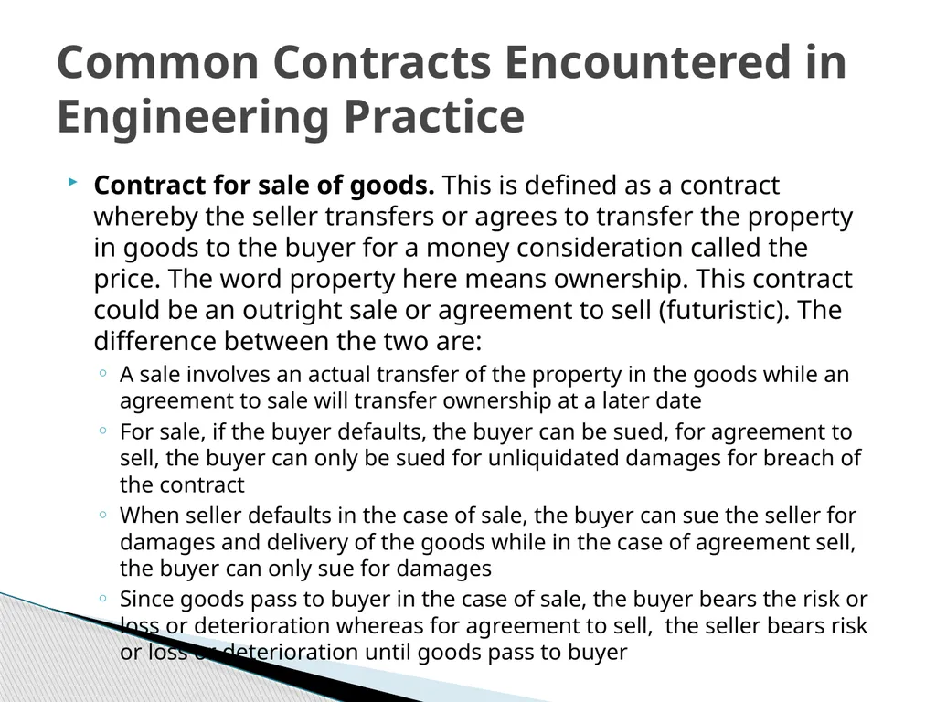 ENG 384: ENGINEERING LAW AND MANAGERIAL ECONOMICS - slide 201 of 258