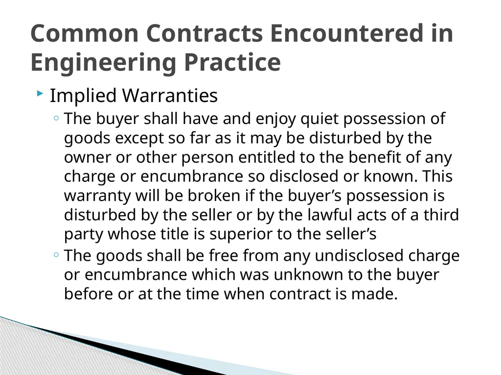 ENG 384: ENGINEERING LAW AND MANAGERIAL ECONOMICS - slide 202 of 258