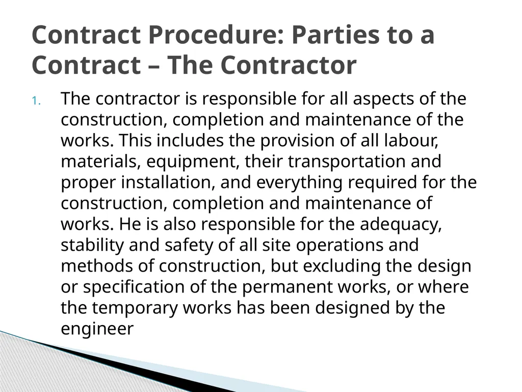 ENG 384: ENGINEERING LAW AND MANAGERIAL ECONOMICS - slide 215 of 258