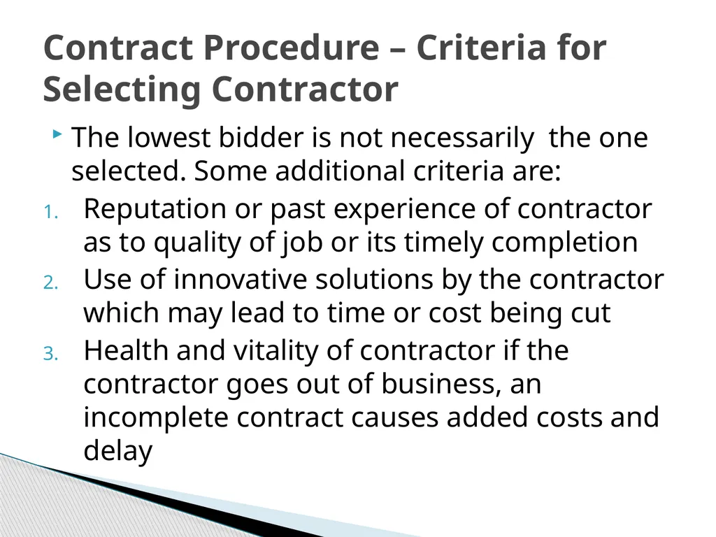 ENG 384: ENGINEERING LAW AND MANAGERIAL ECONOMICS - slide 254 of 258
