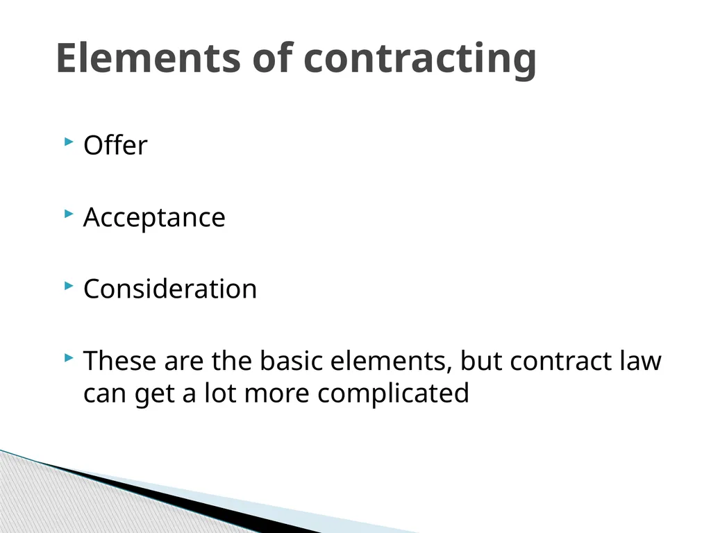 ENG 384: ENGINEERING LAW AND MANAGERIAL ECONOMICS - slide 156 of 258