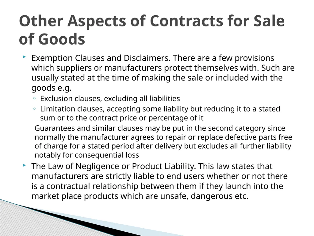ENG 384: ENGINEERING LAW AND MANAGERIAL ECONOMICS - slide 203 of 258