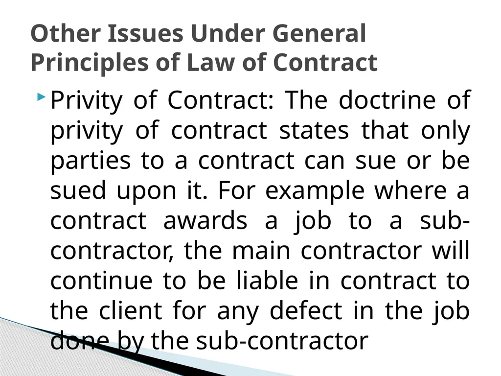 ENG 384: ENGINEERING LAW AND MANAGERIAL ECONOMICS - slide 194 of 258