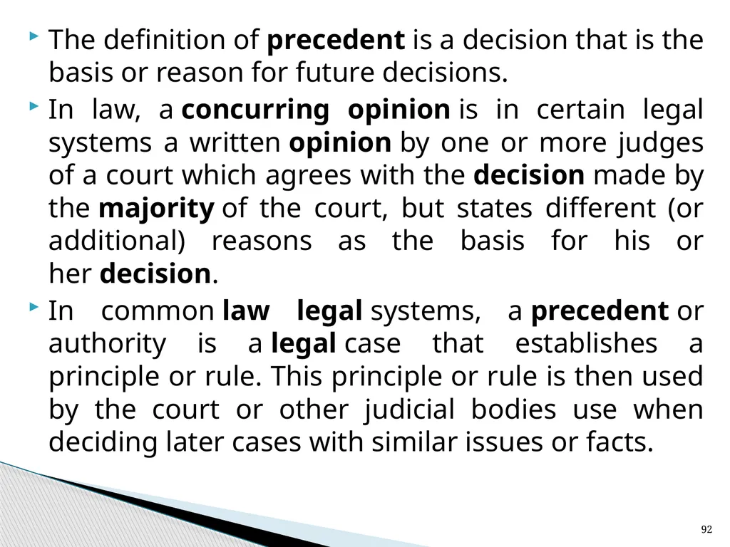 ENG 384: ENGINEERING LAW AND MANAGERIAL ECONOMICS - slide 92 of 258