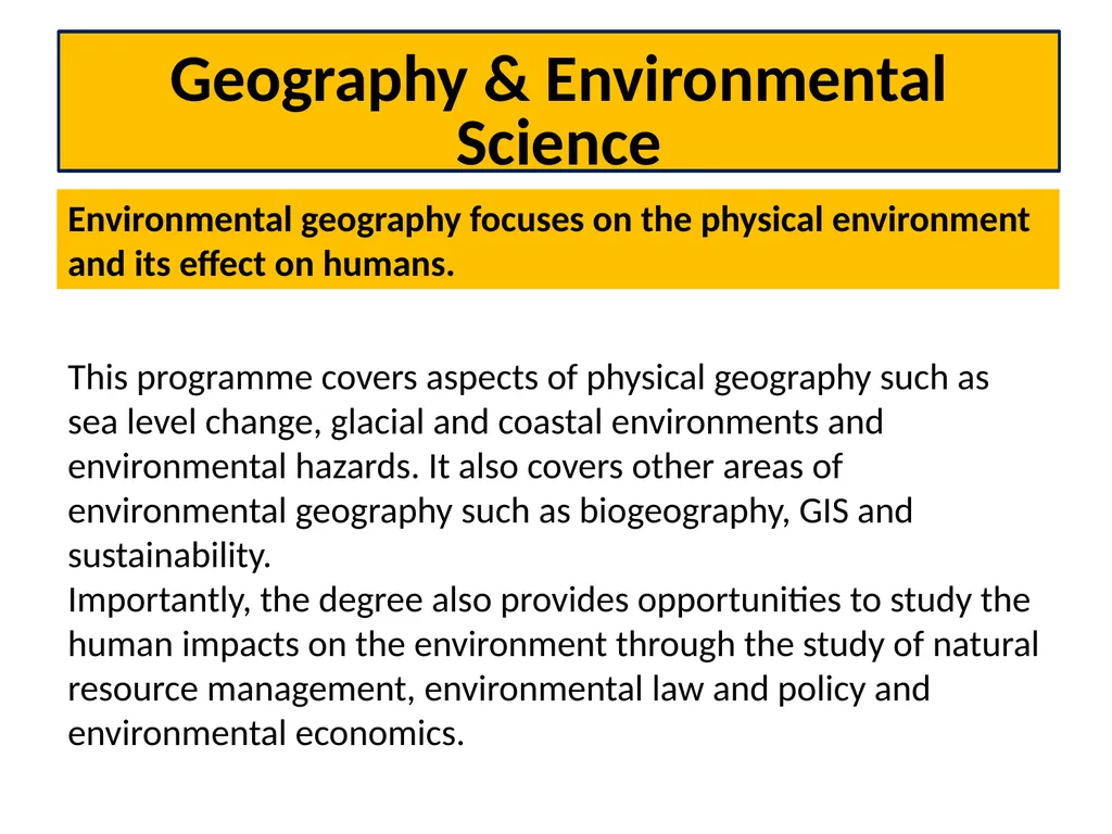 Geography NEW GCSE Why you should study Geography - slide 28 of 30