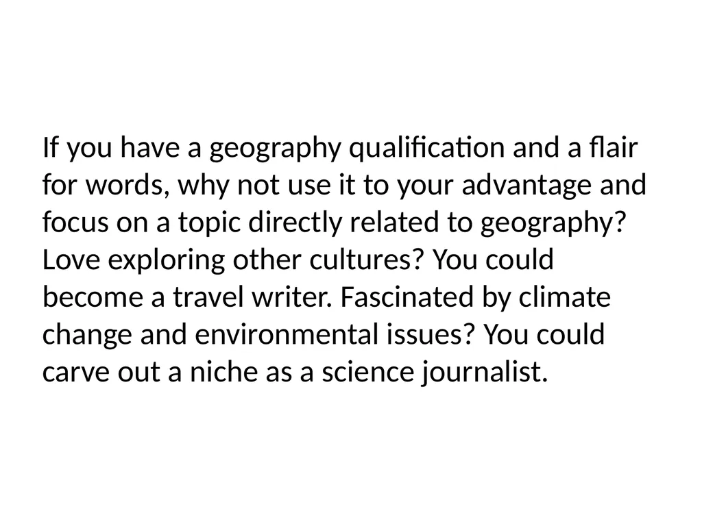 Geography NEW GCSE Why you should study Geography - slide 18 of 30