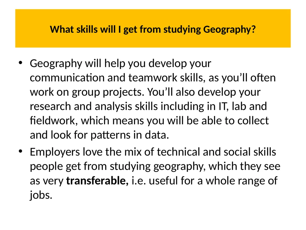 Geography NEW GCSE Why you should study Geography - slide 6 of 30