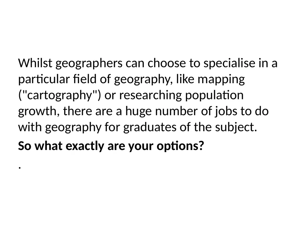 Geography NEW GCSE Why you should study Geography - slide 14 of 30