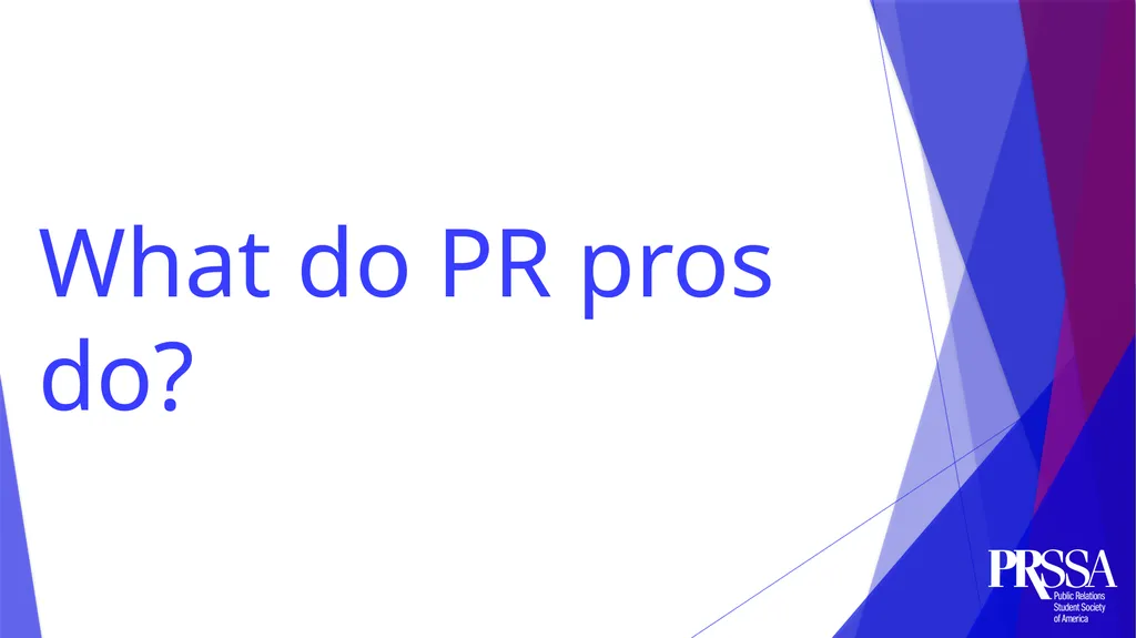 *Background on presenters* List your PRSSA - slide 6 of 21