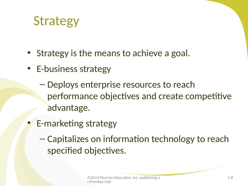 E-Marketing/7E Chapter 2 Strategic E-Marketing and - slide 8 of 31