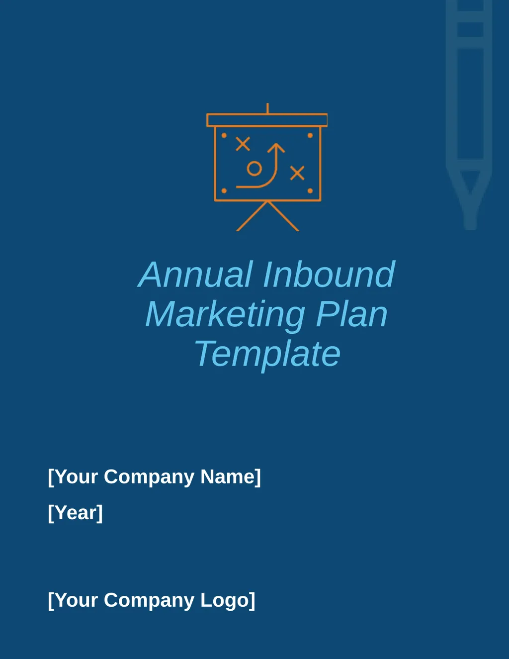 Annual Inbound Marketing Plan Template [Your - slide 1 of 11