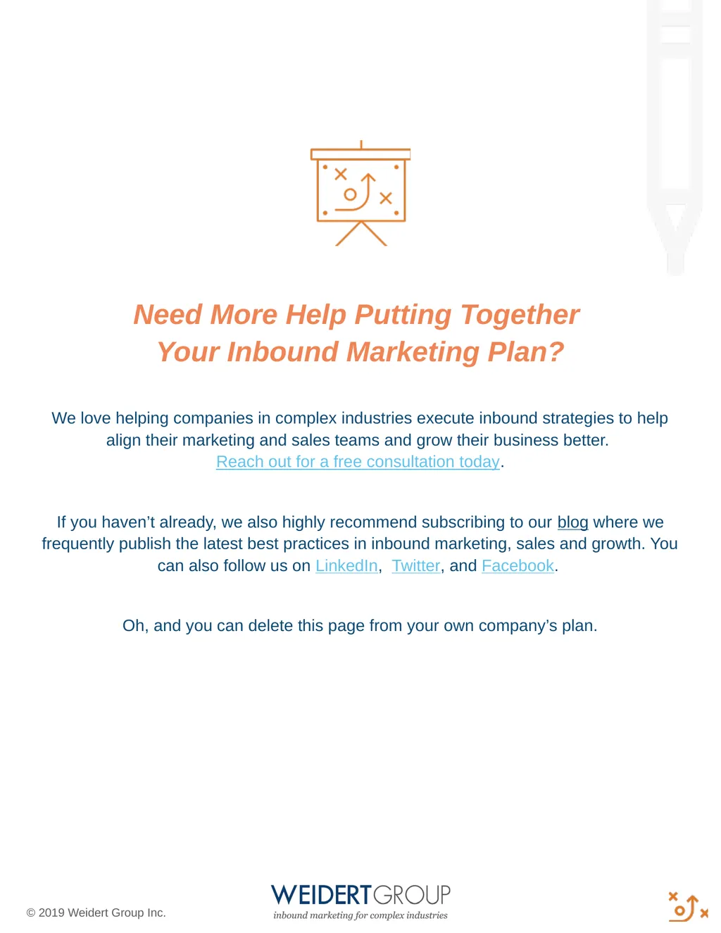 Annual Inbound Marketing Plan Template [Your - slide 11 of 11