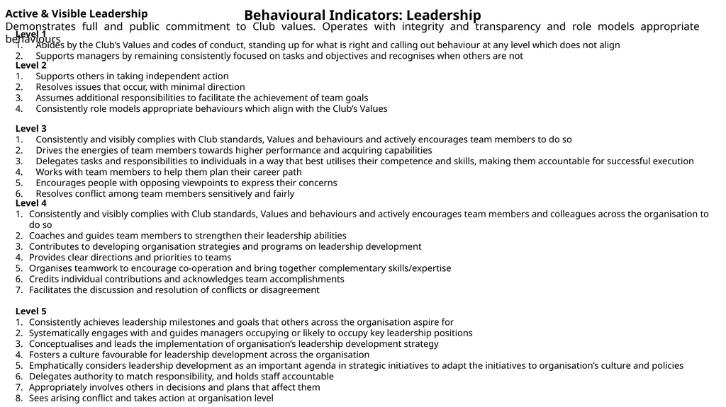 Core Competency Clusters Quality & Service - slide 12 of 18
