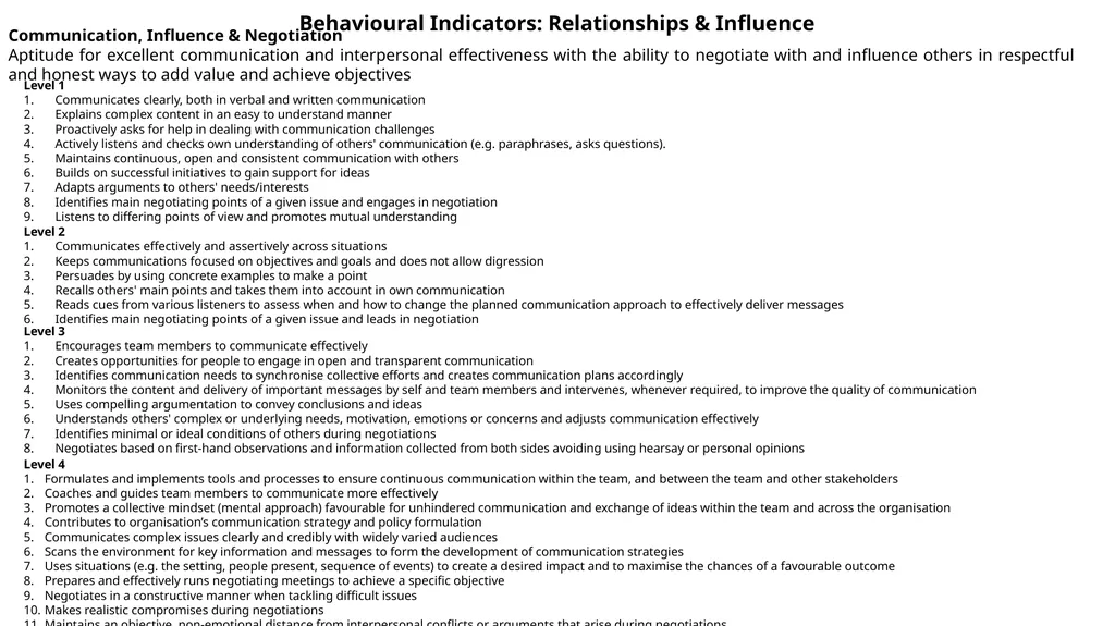 Core Competency Clusters Quality & Service - slide 17 of 18