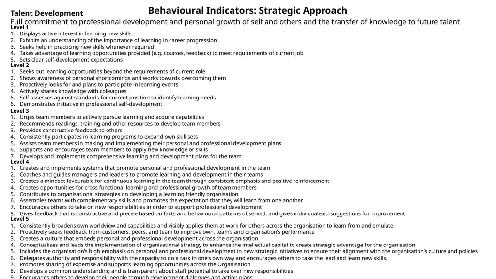 Core Competency Clusters Quality & Service - slide 10 of 18