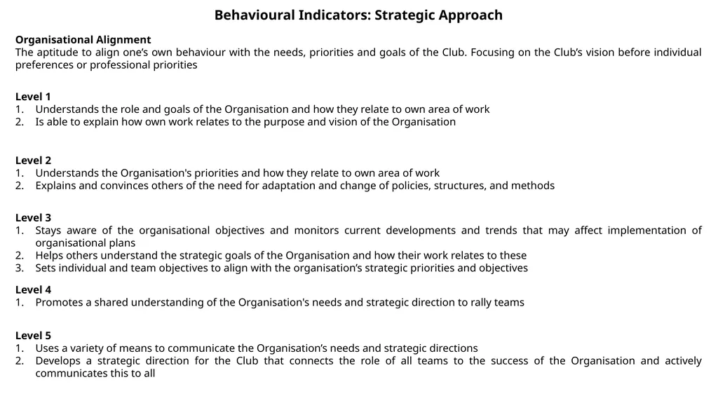 Core Competency Clusters Quality & Service - slide 9 of 18