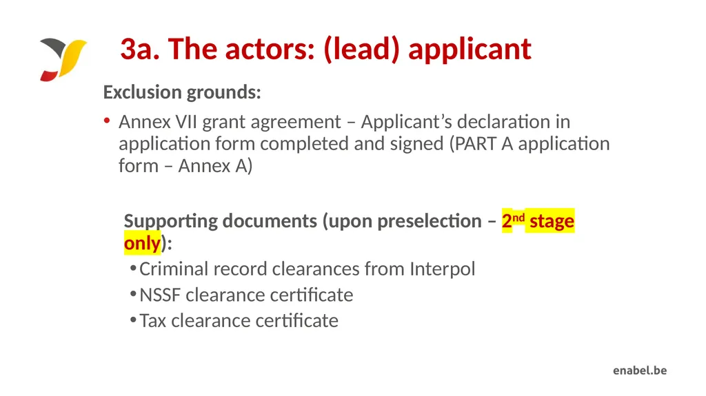 Call For Proposals INCUBATION AND ACCELERATION - slide 16 of 61