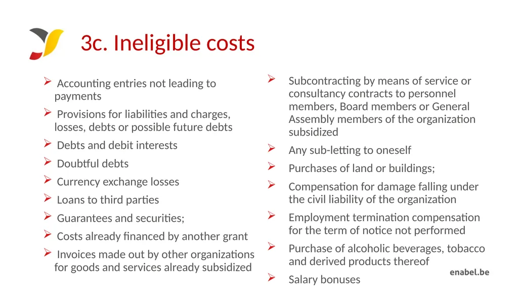 Call For Proposals INCUBATION AND ACCELERATION - slide 46 of 61