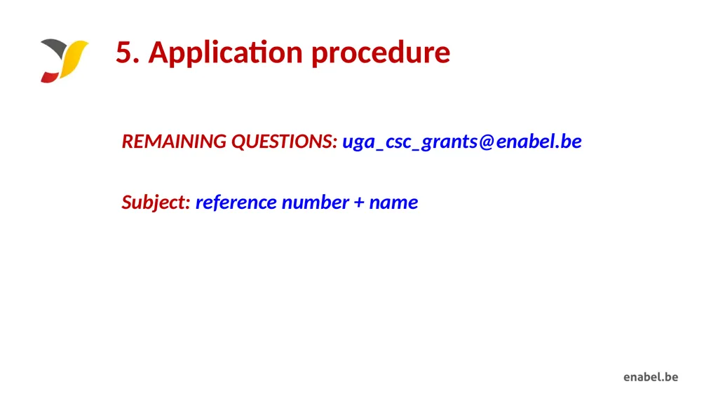 Call For Proposals INCUBATION AND ACCELERATION - slide 55 of 61