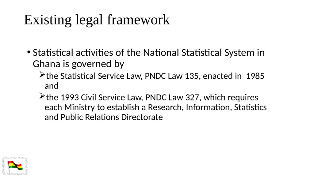 Status of Implementation of SDG Indicator - slide 3 of 17